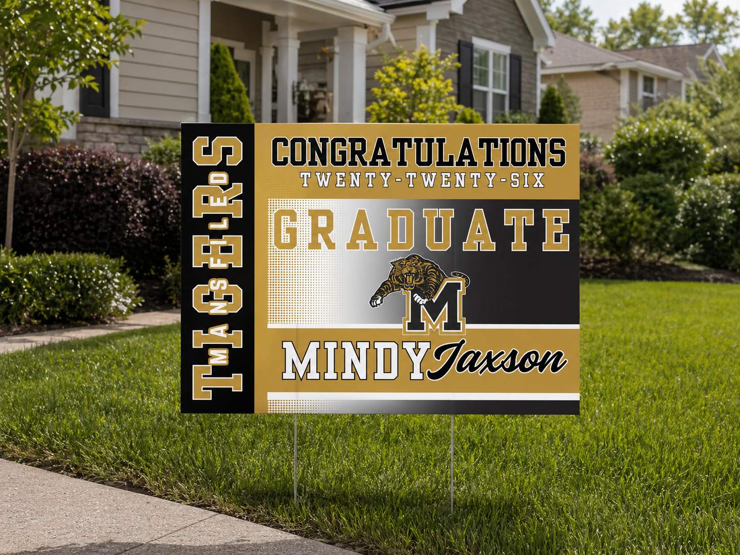 MHS Tigers Graduation Yard Sign